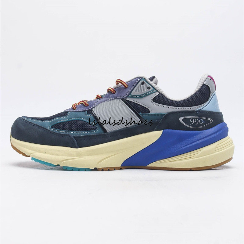 Running Shoes Action Bronson 990v6 Lapis Lazuli Baklava Men Women Sports Low Sneakers 36-45