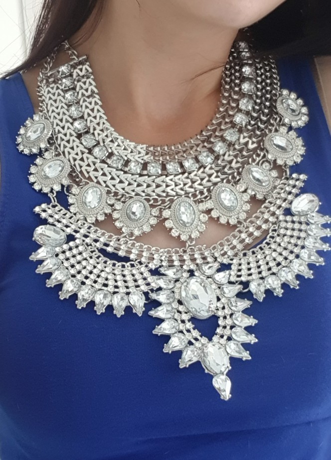 Chokers Fashion Crystal Rhinestone Tassel Statement Large Collar Necklace Women Indian Ethnic Vintage Big Chunky Charm Necklace Jewelry 230921