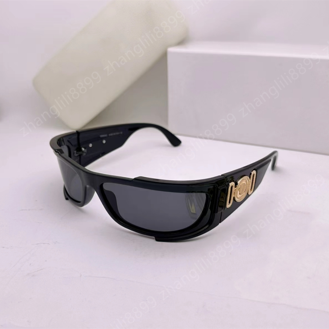 4446 Men Women Sunglasses Wrap Rectangle Shape 67mm fashion Sunglasses UV400 Sun Shades Eyewear Vintage Oval Sun Glasses Simple For Mountaineering Fishing