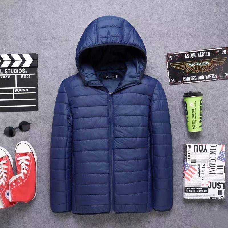 Mens Down Parkas lightweight down cotton hooded mens short youth leisure winter cottonpadded coat men 230922