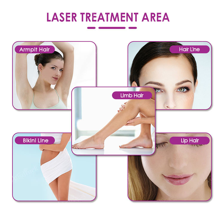 Desktop 808Nm Diode Ice Laser Hair Removal Skin Rejuvenation Machin