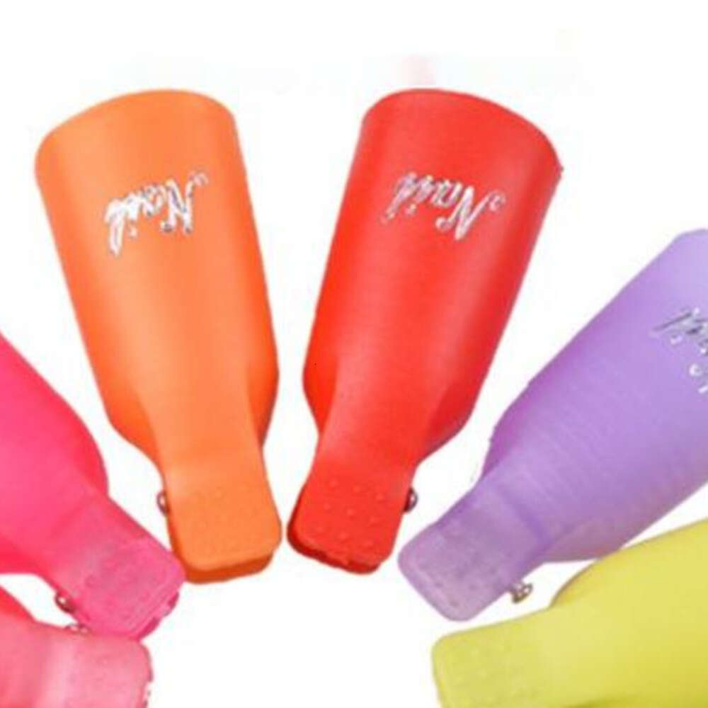 Plastic UV Gel Polish Remover Wraps Soak Off Cap Clip Nail Art Tool Polish Remover Wrap Tool Envolturas Quitaesmaltes Clip De Tapa Empapada Clip de ta