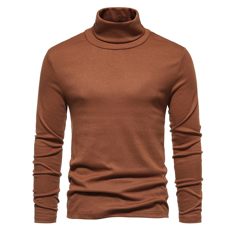 Mens Sweaters Purple Turtleneck Sweater Autumn Winter Long Sleeve Warm Casual Basic Tops Slim Fit Pullovers Undershirt Men 12 Colors 230922