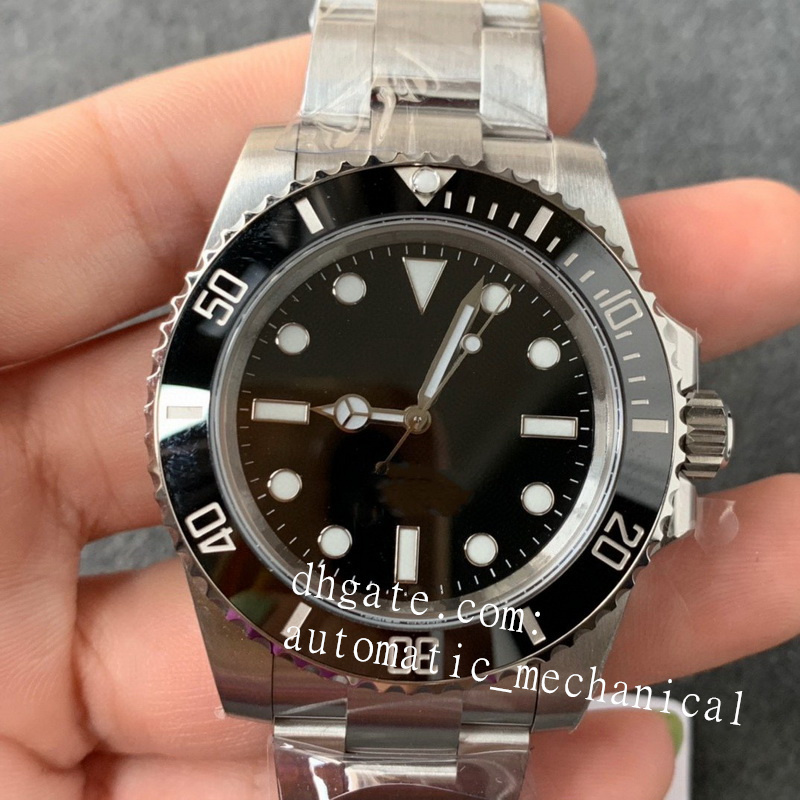 Top-Quality Vsf Mens Watch 40mm Black Dial Cal 3130 Automatic Mechanical 114060 904l Stainless Steel Sapphire Glass Ceramic Bezel Watches Wristwatches