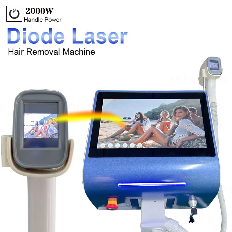 808nm Diode Laser Hair Removal Machine for All Skin Colors Permanent Hair Removal Device Professional Equipment