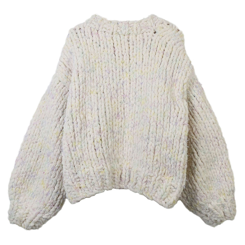 917 2023 Autumn Brand Same Style Sweater Long Sleeve V Neck Cardigan Apricot Fashion Womens Clothes High Quality Womens