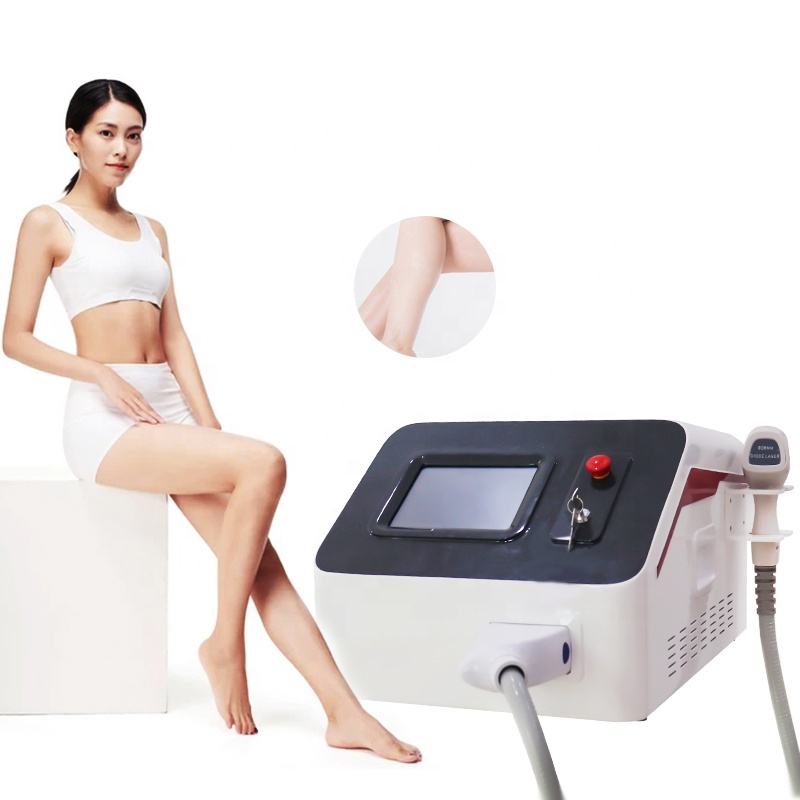 Desktop 808Nm Diode Ice Laser Hair Removal Skin Rejuvenation Machin