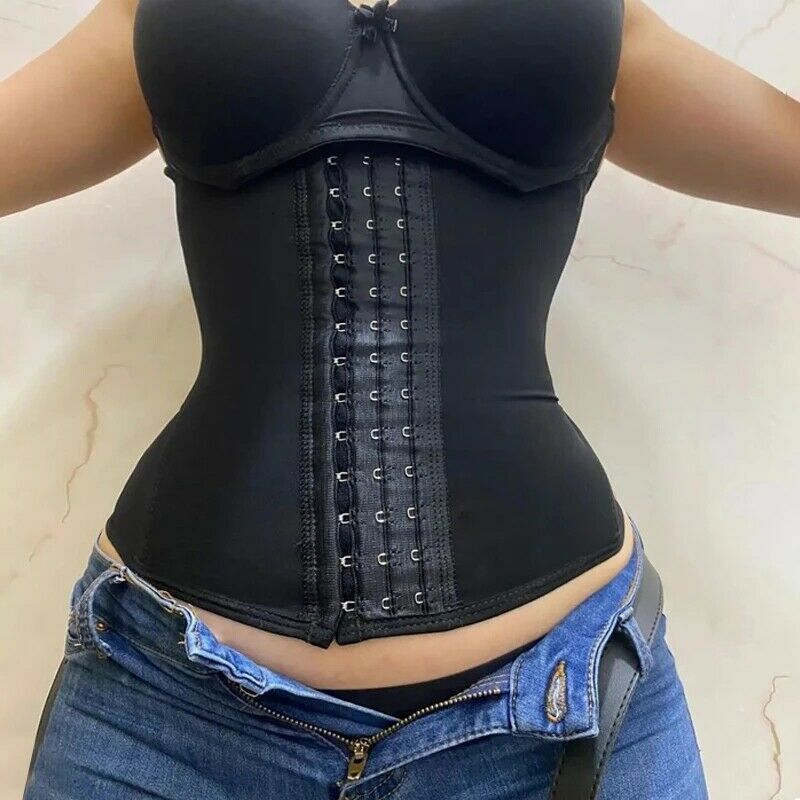 Waist Tummy Shaper Fajas Colombians Latex Waist Trainer Cincher Long Torso Body Shapewear Women Slimming Belly Sheath Girdles Shaper 9 Steel Bones 230