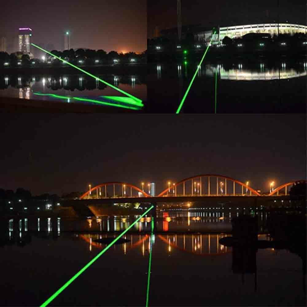 1500Miles Green Laser Pointer Pen Star Beam 1 mW USB Charger Rechargeable Lazer