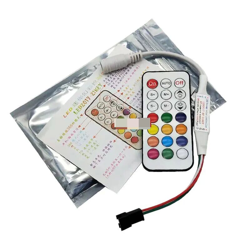Magic RGB LED Controller 3Keys RF 14/17Keys LED Pixel Strip Light Controller For WS2811 WS2812B SK6812 UCS1903 LL