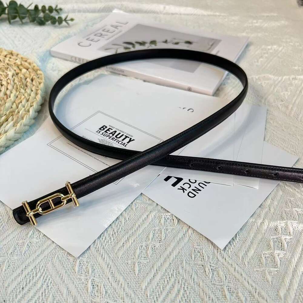 Ceinture de luxe designer femme classique cuir véritable ceinture fine 1,5 cm mode élégante tenue formelle accessoire taille