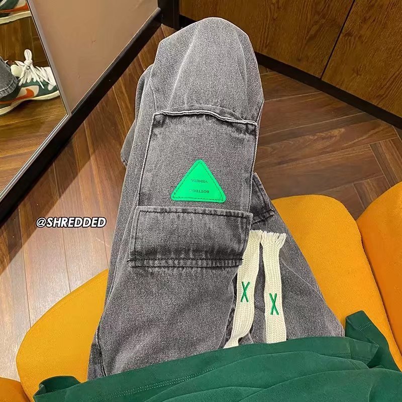 Mens Jeans Y2K European and American Pocket Straight Loose Large Size Men Women Trendy Ins Skateboard 230922