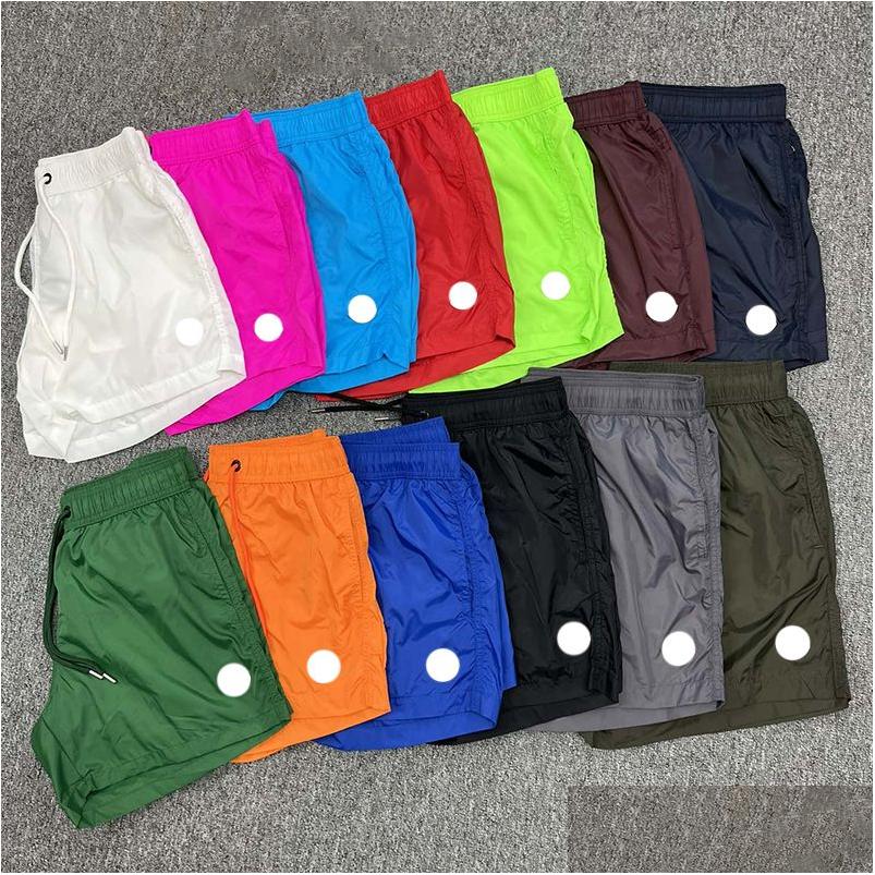 Yoga Outfit Designer Mens Mesh Shorts With Nfc Luxury Men S Quick Drying Waterproof Swim Short Pants Womens Sport Summer Trend Pure Br Dhezm