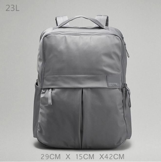 lu 23L Backpack Students Laptop Large Capacity Bag Teenager Shoolbag Everyday Lightweight Backpacks 2.0 6 Colors New