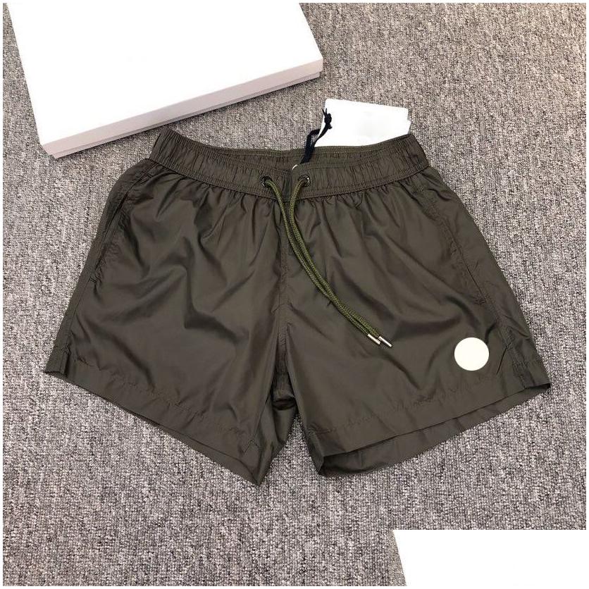Yoga Outfit Designer Mens Mesh Shorts With Nfc Luxury Men S Quick Drying Waterproof Swim Short Pants Womens Sport Summer Trend Pure Br Dhezm