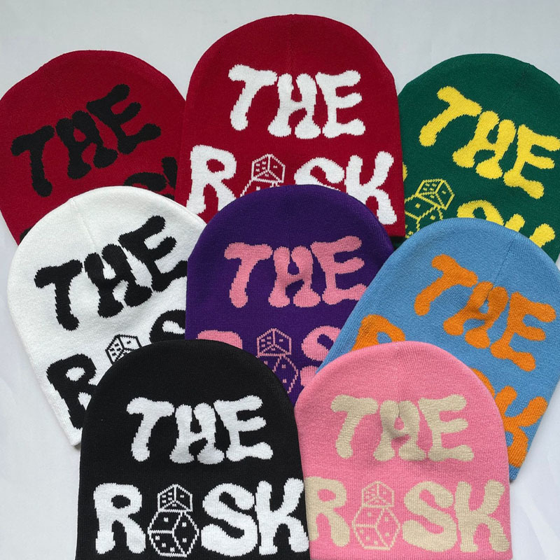 Beanie/Skull Caps Fashion Mea Culpas Y2k Knitted Hat Men Women Jacquard Beanie Streetstyle Hip Hop Cap Letter Headwear Warm Adult Girl 230921