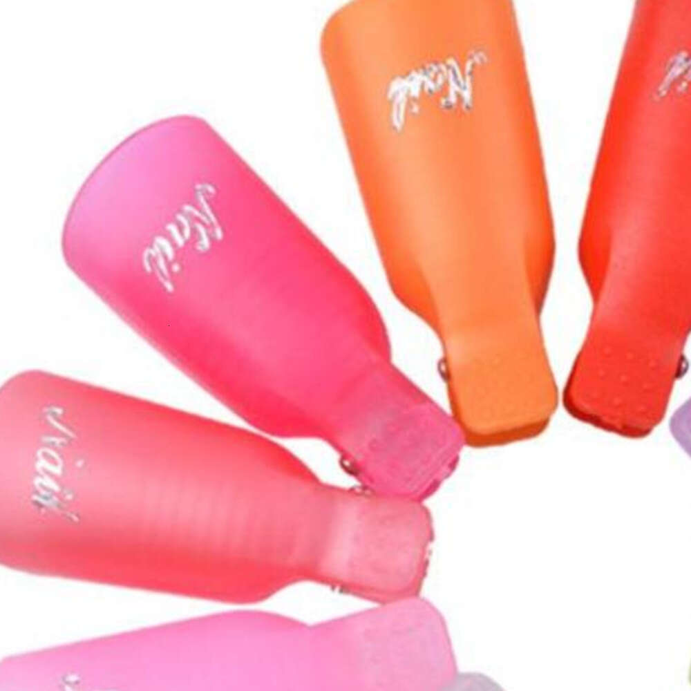 Plastic UV Gel Polish Remover Wraps Soak Off Cap Clip Nail Art Tool Polish Remover Wrap Tool Envolturas Quitaesmaltes Clip De Tapa Empapada Clip de ta