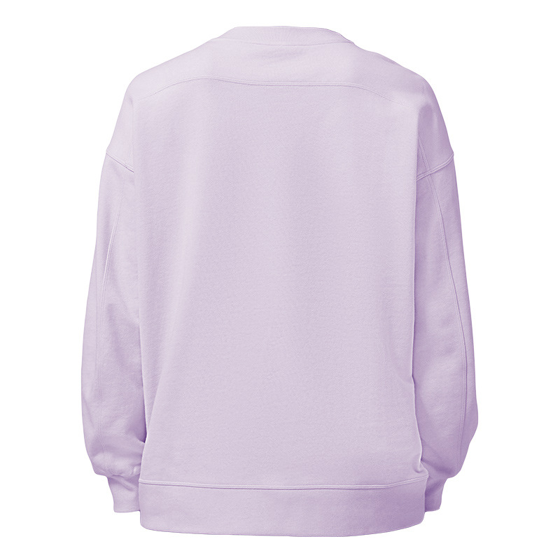 Luyoulike Women's Yoga Outfit Sweater Top Casual Loose Gym Perfectly Oversized Crew Sports Shirts Workout Blouse Woman Sport Long Sleeve For Fies