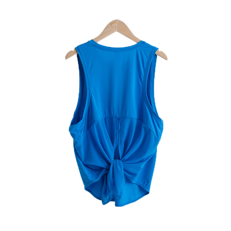 Uu-1222 Women Tank Shirts Yoga Running Sleeveless Sports Vest Breathable T-Shirt Fiess Tops