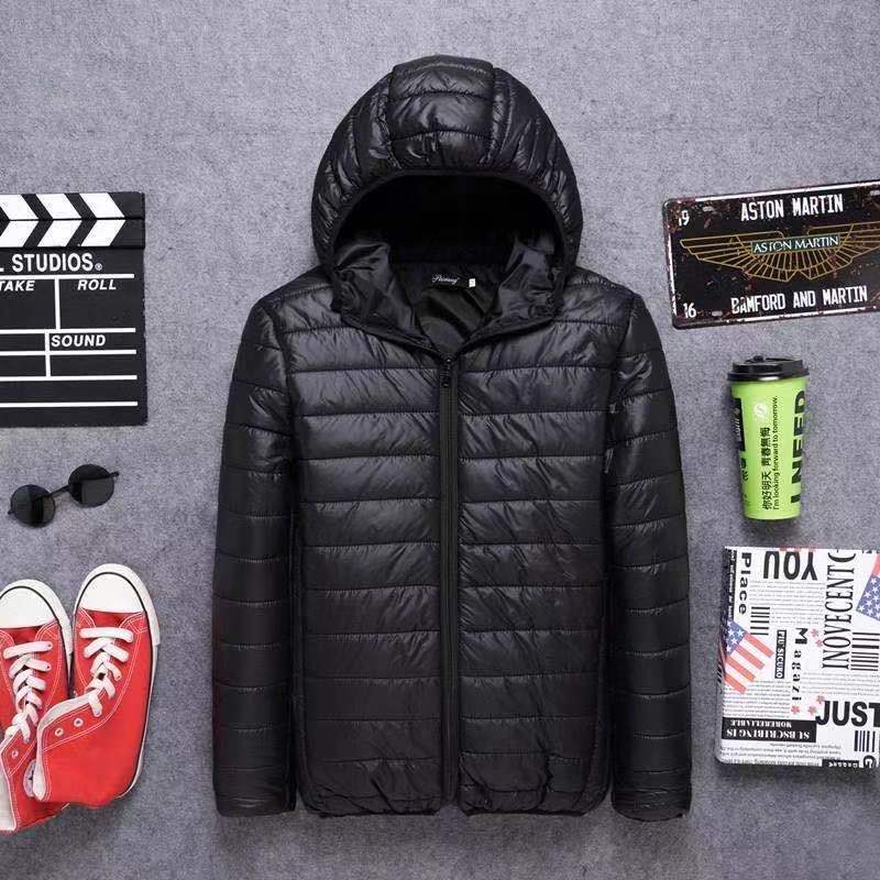 Mens Down Parkas lightweight down cotton hooded mens short youth leisure winter cottonpadded coat men 230922