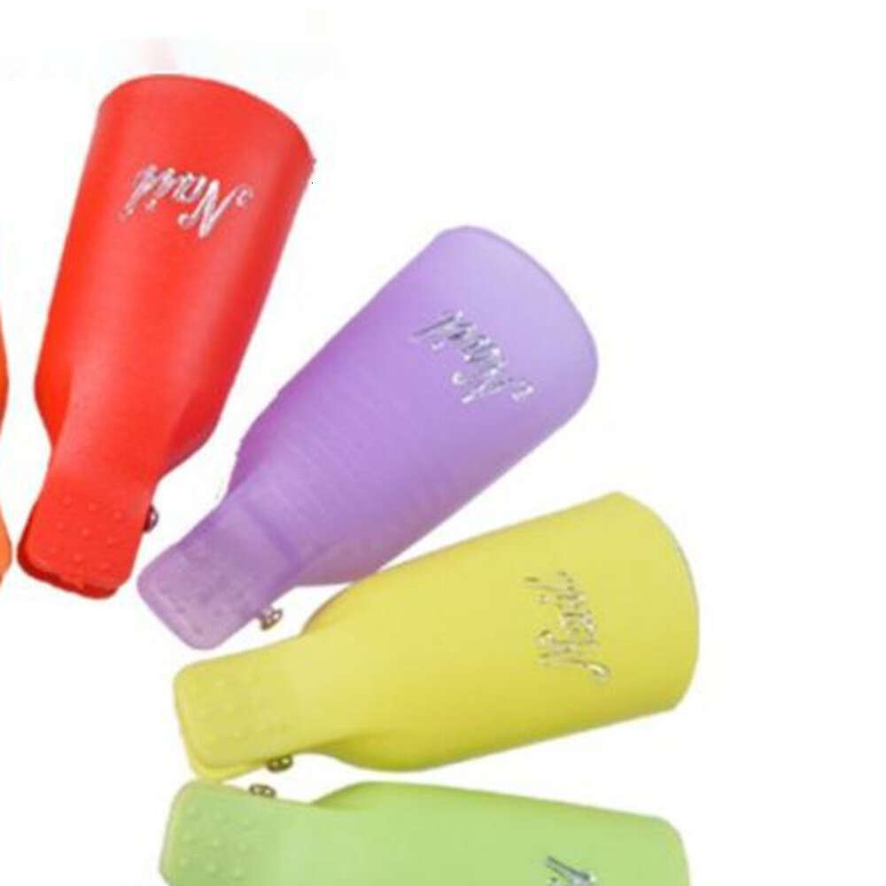 Plastic UV Gel Polish Remover Wraps Soak Off Cap Clip Nail Art Tool Polish Remover Wrap Tool Envolturas Quitaesmaltes Clip De Tapa Empapada Clip de ta