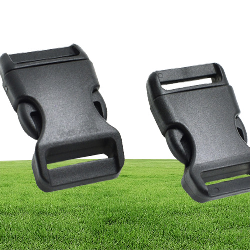50pcslot 34quot20mm Webbing Side Release Contoured Plastic Buckles for Paracord Bracelets Bag Accessories