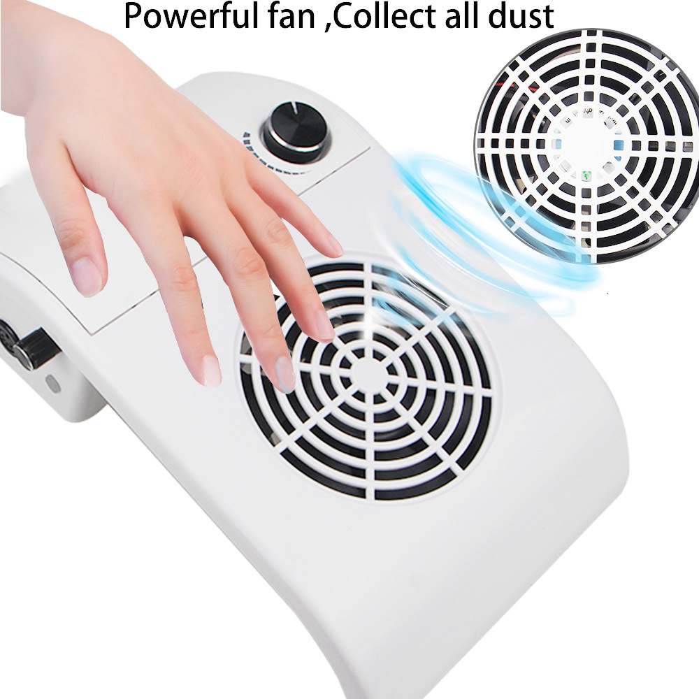 Nail Manicure Set 3 in 1 Nail Dust Collector Nail Fan Art Salon Equipment Suction Dust Collector Machine Vacuum Cleaner Fan In Ru Stock 230921