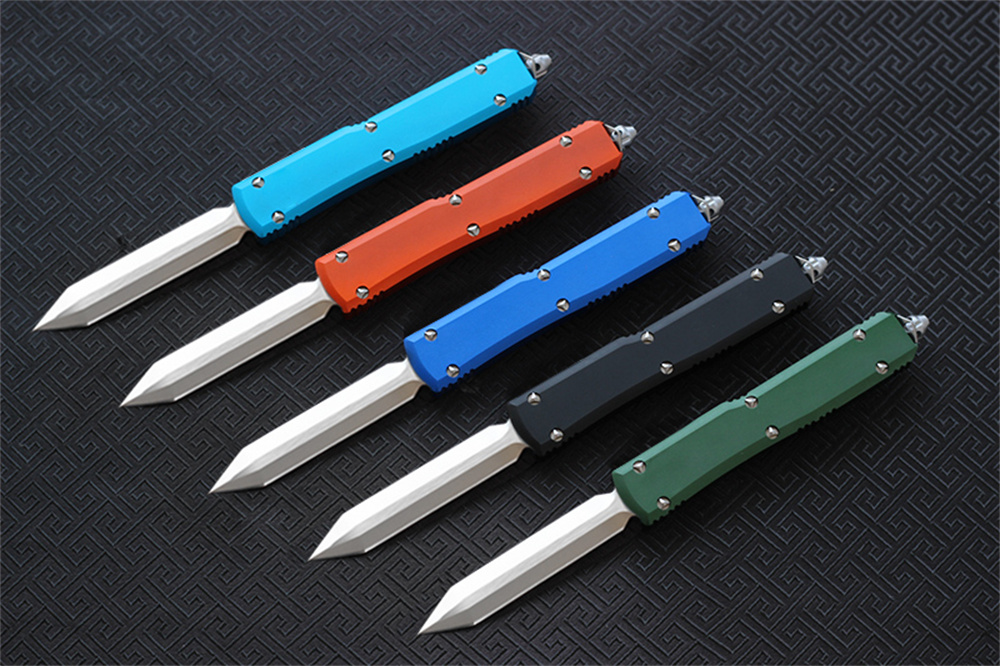 Hifinder Folding blade:D2Satin 6061-T6 Aluminum handle camping survival outdoor EDC hunt Tactical tool dinner kitchen knife