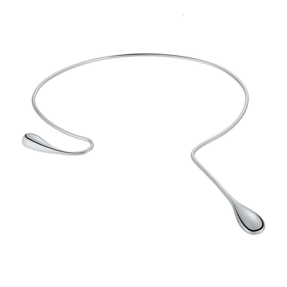 Chokers ENFASHION Water Drop Choker In Necklace For Women Trending Products Necklaces Gold Color Fashion Jewelry Free Return P223317 230921