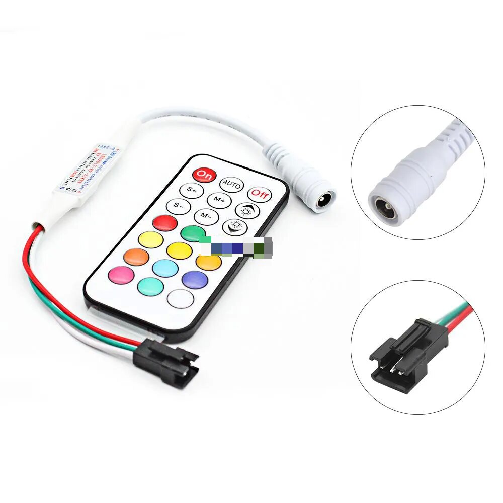 Magic RGB LED Controller 3Keys RF 14/17Keys LED Pixel Strip Light Controller For WS2811 WS2812B SK6812 UCS1903 LL