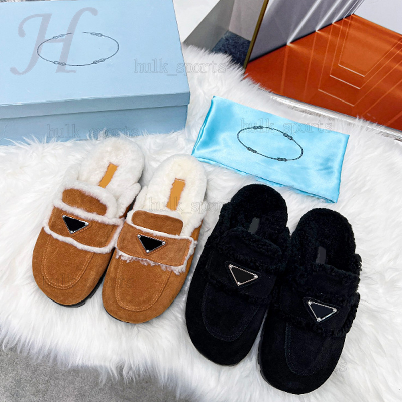 comfort The female sex wool thick-soled slipper Classic brand fallow anti-slip wintertime Leather boots HM