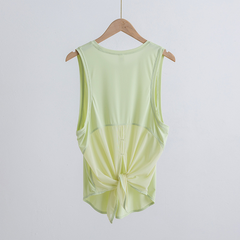 Uu-1222 Women Tank Shirts Yoga Running Sleeveless Sports Vest Breathable T-Shirt Fiess Tops