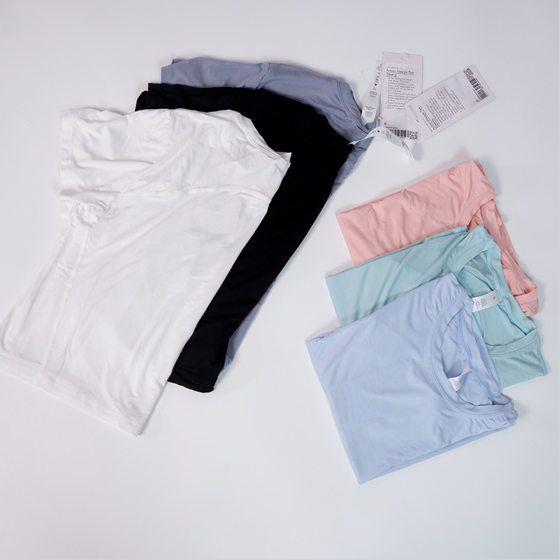 UUWomen Yoga Wear Women's T-shirt Short Sleeve Short Loose Sports Modal High Elastic Casual T-shirt