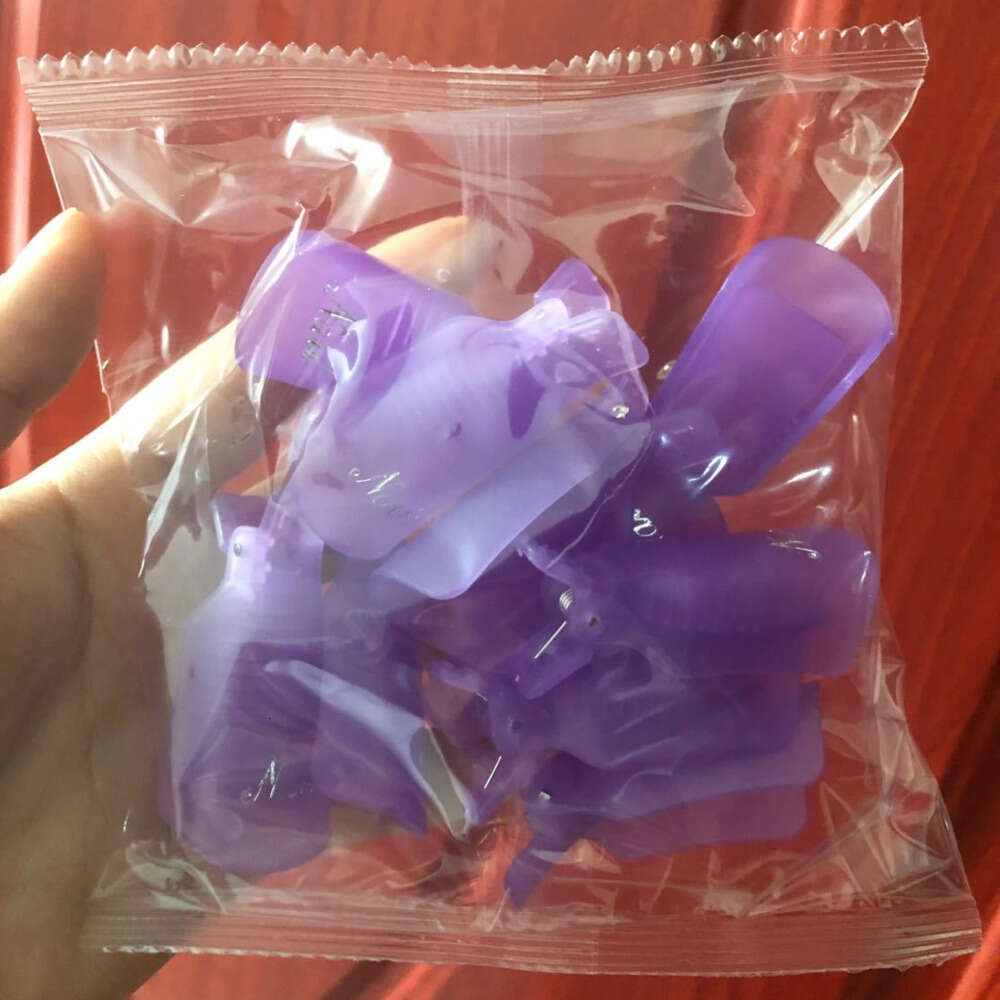 Plastic UV Gel Polish Remover Wraps Soak Off Cap Clip Nail Art Tool Polish Remover Wrap Tool Envolturas Quitaesmaltes Clip De Tapa Empapada Clip de ta