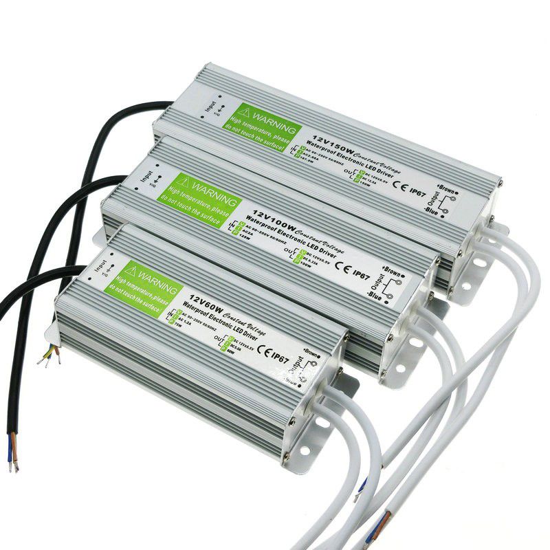 IP67 Waterproof LED Driver 12V 30w 45w 60W 100W 120W 250W Outdoor Use Transformer 110V-240V To 12V Power Supply For Underwater Light12 LL