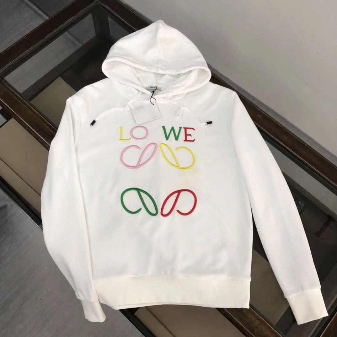Fashion Brand hoodies for men sweatshirts Lowe Cashmere jacket 2023 Autumn Winter Embroidery Couple College ins tracksuits brands