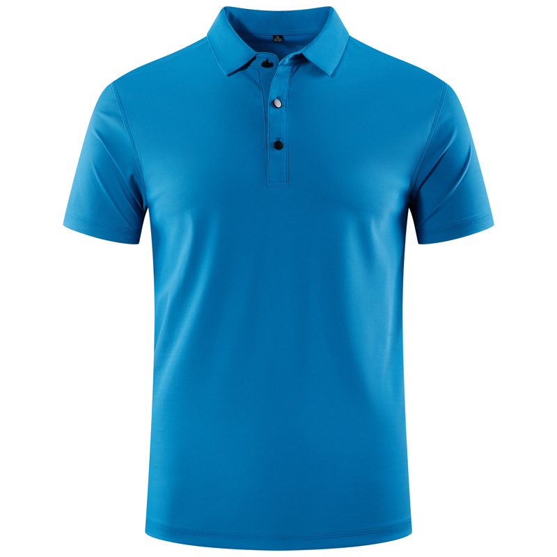 Sports Men's Polo Shirt Mens Quick Dry Sweat-wicking Workout Short Top Men Workout Short Sleeve SL12 Plus Size 5XL
