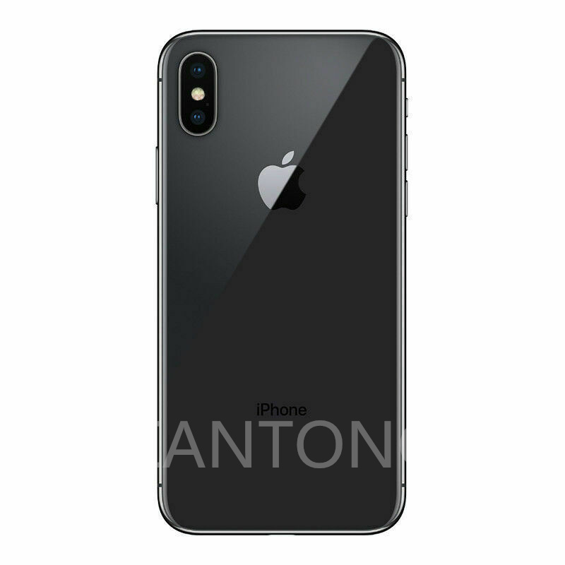 Refurbished Original Apple iPhone X Face ID 5.8" Touchscreen 3GB RAM iOS A11 Dual 12MP Cameras 4G LTE Unlocked iphonex Black White,100% fully fun