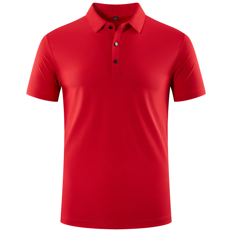Sports Men's Polo Shirt Mens Quick Dry Sweat-wicking Workout Short Top Men Workout Short Sleeve SL12 Plus Size 5XL