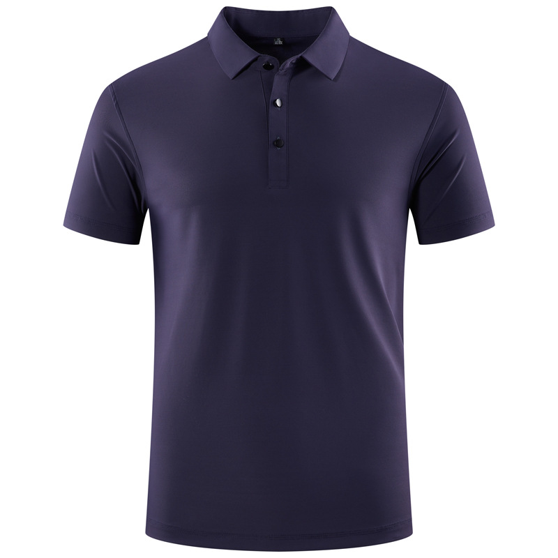 Sports Men's Polo Shirt Mens Quick Dry Sweat-wicking Workout Short Top Men Workout Short Sleeve SL12 Plus Size 5XL