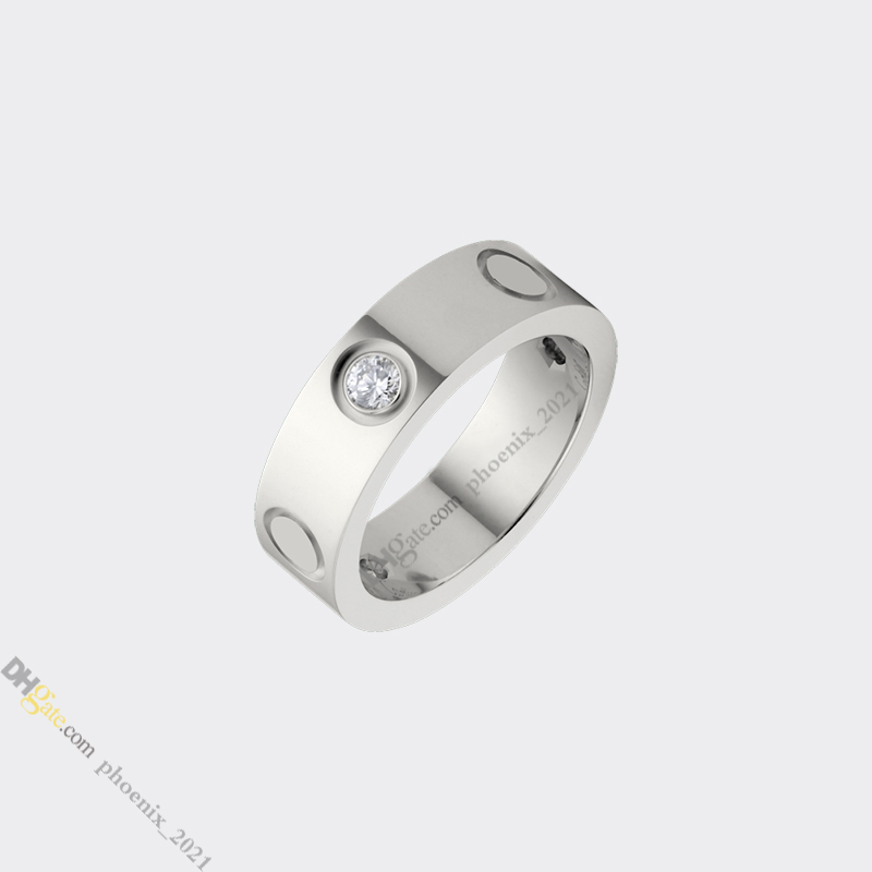 Designer Ring Jewelry Designer for Women Love Ring Wedding Diamonds Ring Titanium Steel Rings Gold-Plated Never Fading Non-Allergic,Silver Ring, Store/21621802