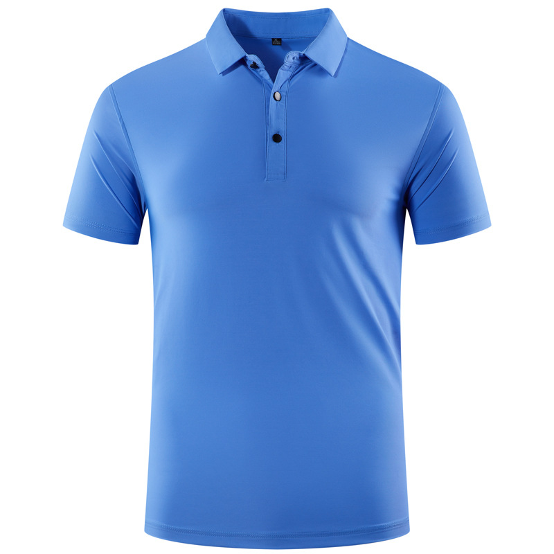 Sports Men's Polo Shirt Mens Quick Dry Sweat-wicking Workout Short Top Men Workout Short Sleeve SL12 Plus Size 5XL