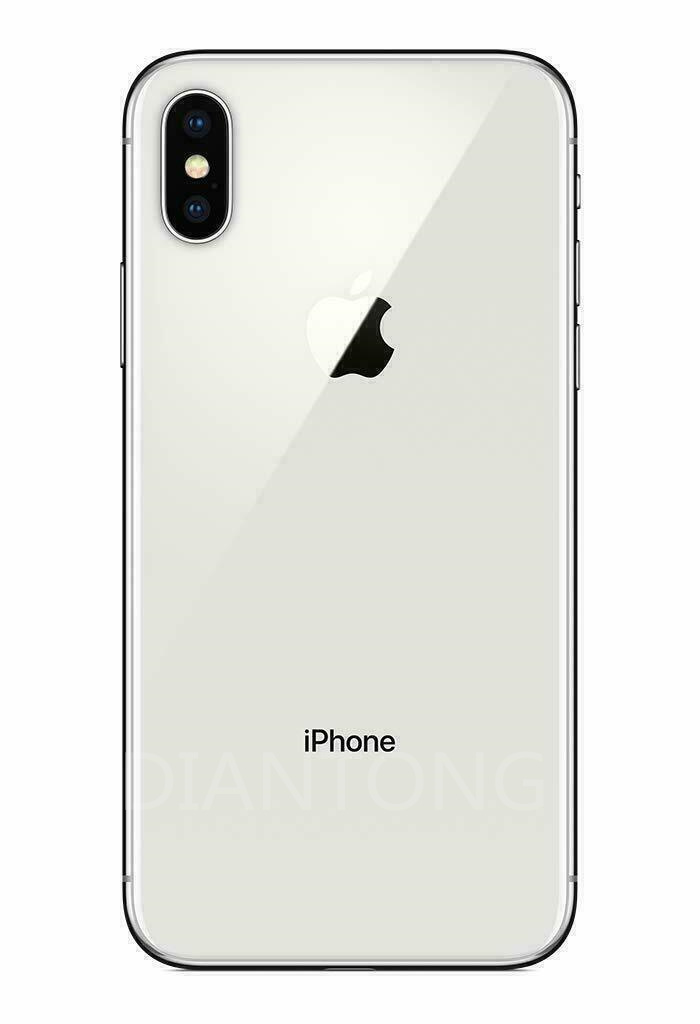 Refurbished Original Apple iPhone X Face ID 5.8" Touchscreen 3GB RAM iOS A11 Dual 12MP Cameras 4G LTE Unlocked iphonex Black White,100% fully fun