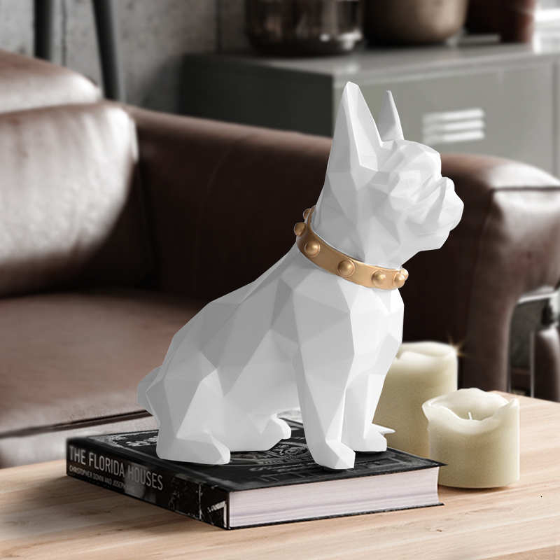 Novelty Items french bulldog coin bank box piggy bank figurine home decorations coin storage box holder toy child gift money box dog for kids 230923