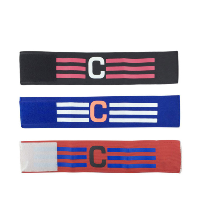 Balls 12PCS Professional Football Armband Nylon Adjustable Soccer Arm Band Leader Match Football Armband Captain Armband Band 230922