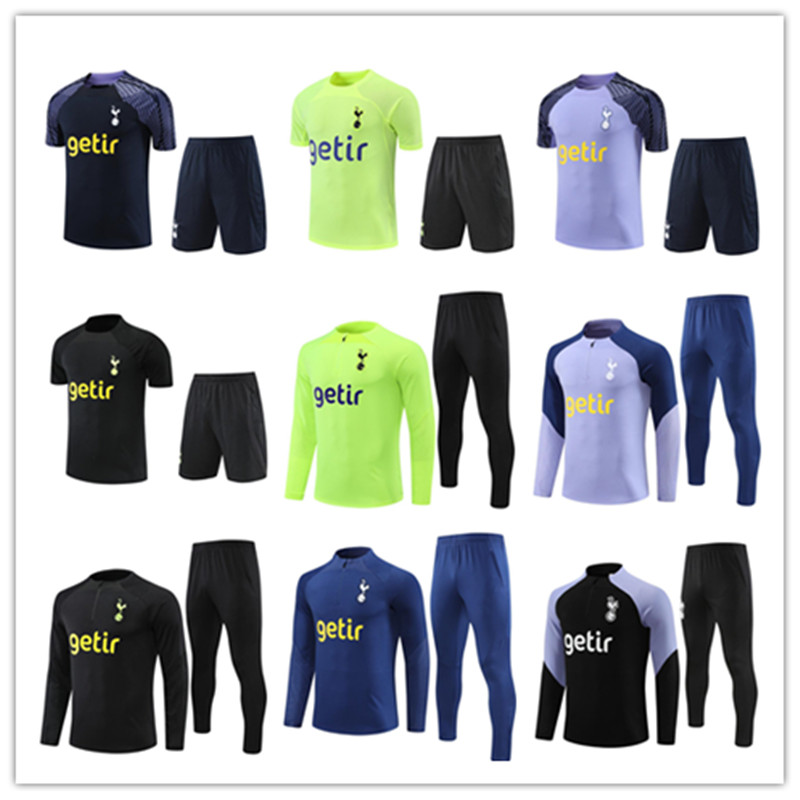 22 23 24 spurs soccer training suit 2023 DELE SON football Jerseys HAM BALE KANE HOJBJERG BERGWIJN LO CELSO men kids kit shirts Long sleeve tracksuit chanda