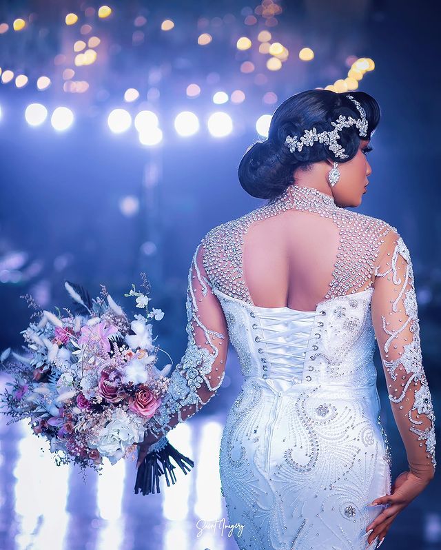 2023 Oct Arabic Aso Ebi White Mermaid Wedding Dress Beaded Crystals Detachable Train Bridal Gowns Dresses JZ333