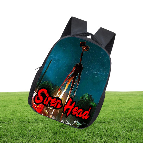 Backpack Siren Head Kindergarten Kids Mochila Boys Girls School Bag Bookbags Beautiful Pattern Rucksack Bagpack