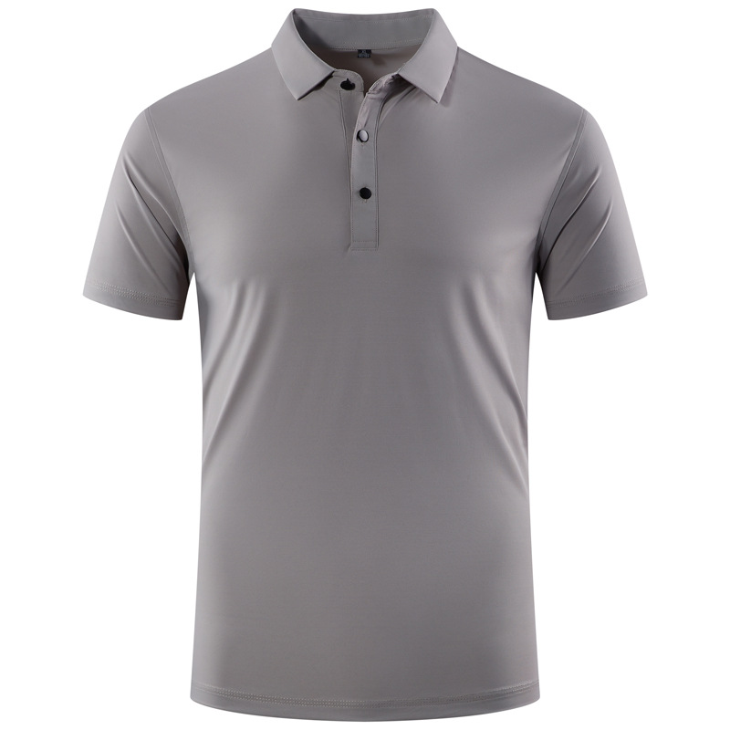 Sports Men's Polo Shirt Mens Quick Dry Sweat-wicking Workout Short Top Men Workout Short Sleeve SL12 Plus Size 5XL
