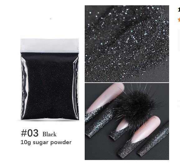 Nail Glitter color starlight sugar powder nail polish white glitter powder bulk fine pigment decoration nail polish accessories 230718